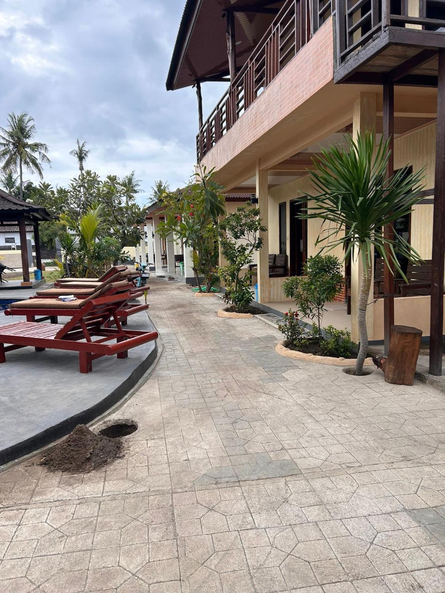 Gihon Bungalow Gili Trawangan Esterno foto